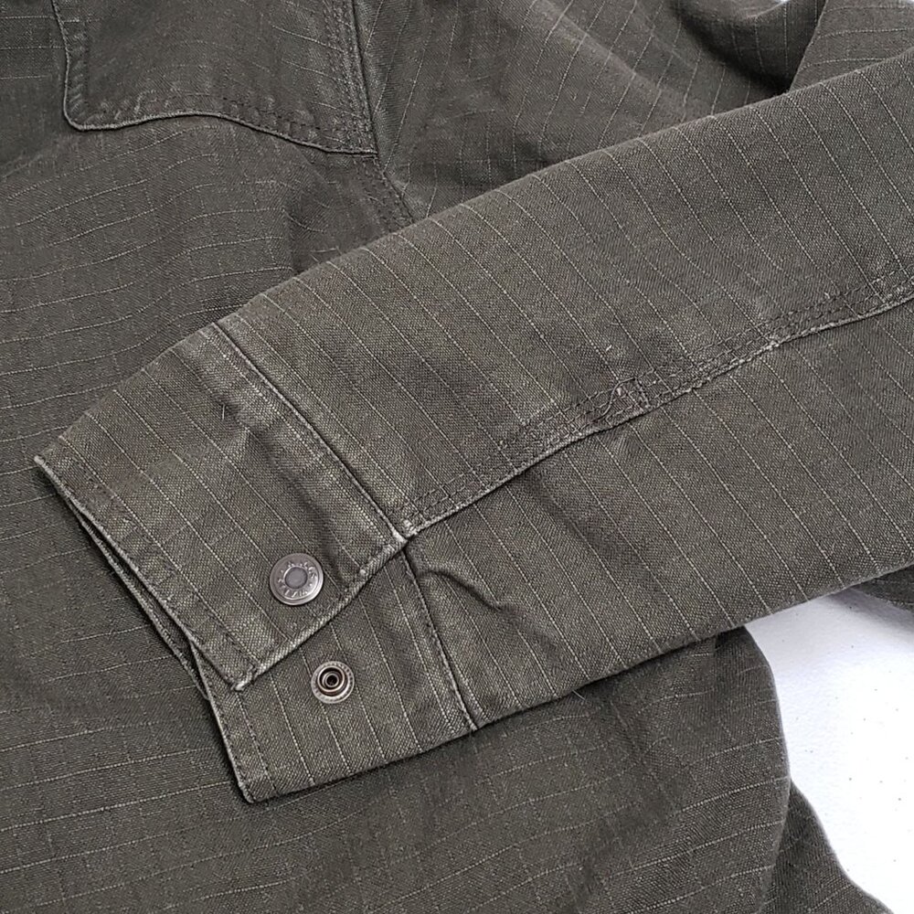 Walls Blizzard Pruf Army Green Canvas Sherpa Lined Coat Size Youth XL 16/18 - Picture 7 of 15